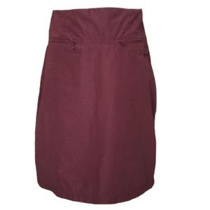 Brunotti active wear skirt Board Sports Burgundy size 6